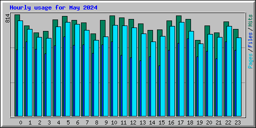 Hourly usage for May 2024